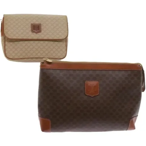 Pre-owned Canvas clutches , female, Sizes: ONE SIZE - Celine Vintage - Modalova