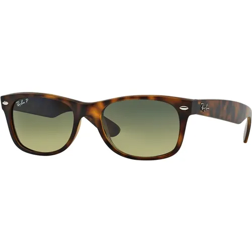 New Wayfarer Sonnenbrille Grün Polarisiert , unisex, Größe: 55 MM - Ray-Ban - Modalova