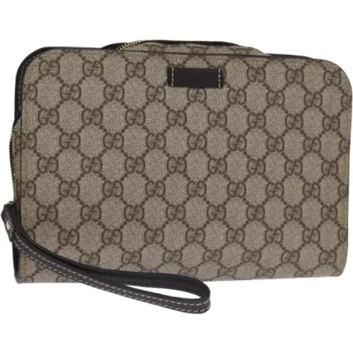 Pre-owned Canvas clutches , female, Sizes: ONE SIZE - Gucci Vintage - Modalova