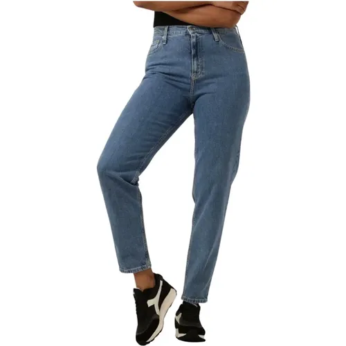 Mom Jeans Blaue Denim , Damen, Größe: W26 - Calvin Klein - Modalova