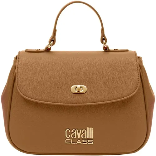 Stilvolle Metallic Handtasche , Damen, Größe: ONE Size - Cavalli Class - Modalova