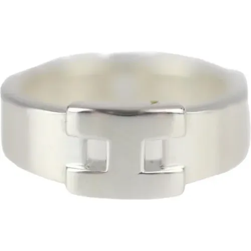 Pre-owned Metal rings , female, Sizes: ONE SIZE - Hermès Vintage - Modalova