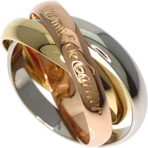 Pre-owned Gold rings , female, Sizes: ONE SIZE - Cartier Vintage - Modalova