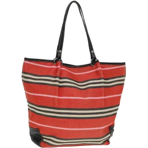 Pre-owned Canvas totes , female, Sizes: ONE SIZE - Burberry Vintage - Modalova