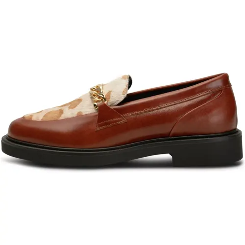 Goldkette Loafer - TAN , Damen, Größe: 37 EU - Shoe the Bear - Modalova