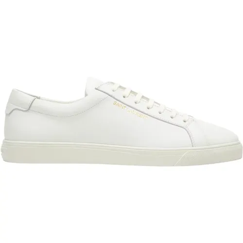 Low Top Sneaker Andy , male, Sizes: 7 1/2 UK, 9 UK, 7 UK, 10 UK, 6 1/2 UK, 9 1/2 UK, 8 1/2 UK - Saint Laurent - Modalova