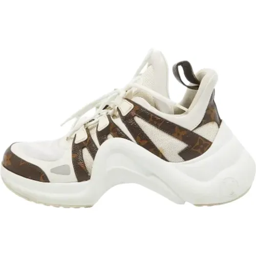 Pre-owned Coated canvas sneakers , female, Sizes: 6 UK - Louis Vuitton Vintage - Modalova