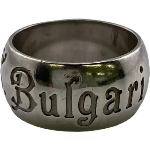 Pre-owned Silver rings , female, Sizes: ONE SIZE - Bvlgari Vintage - Modalova