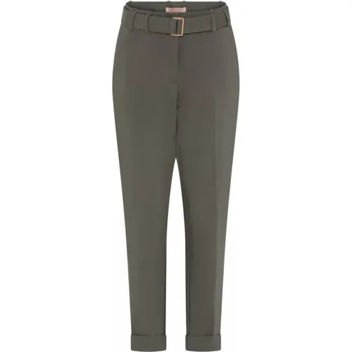 Stylish Regular Pants 52001/6604 3210-Olive , female, Sizes: XS - Gustav - Modalova