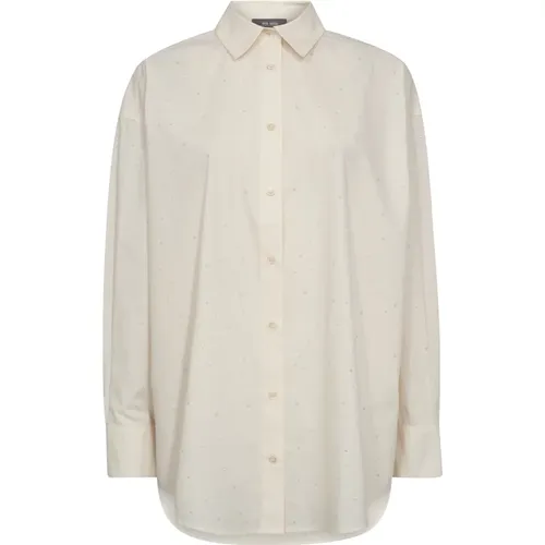 Offwhite Rhin Shirt , Damen, Größe: M - MOS MOSH - Modalova