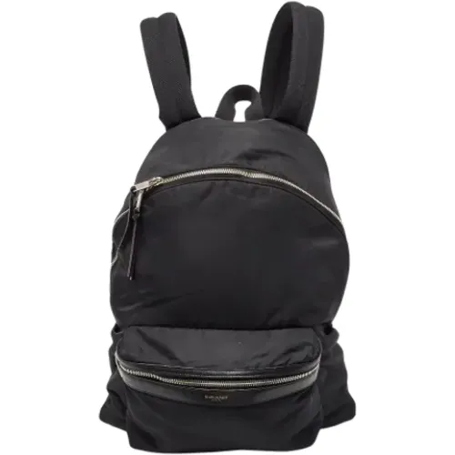 Pre-owned Fabric backpacks , male, Sizes: ONE SIZE - Yves Saint Laurent Vintage - Modalova