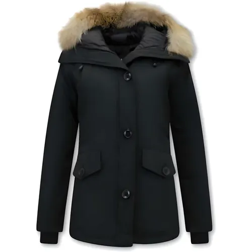 Winter Jacket Women Canada Short - Parka Side Pockets - 503Z , female, Sizes: L, S, XS, XL, M - TheBrand - Modalova