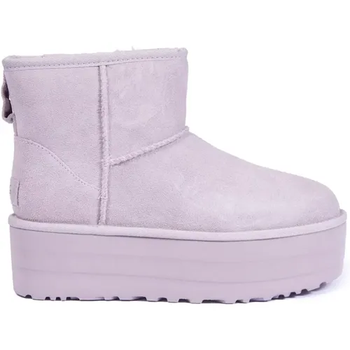 Classic Mini Platform Boots for Women , female, Sizes: 6 UK, 8 UK, 7 UK - Ugg - Modalova