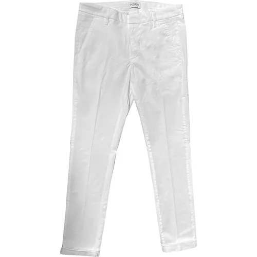 Stretch Gabardine PantsSize 40, , male, Sizes: W34 - Dondup - Modalova