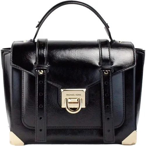 Leather Top Handle Satchel Bag , female, Sizes: ONE SIZE - Michael Kors - Modalova
