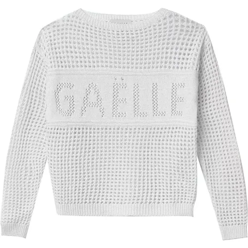 Weißer Pullover für Frauen , Damen, Größe: M - Gaëlle Paris - Modalova