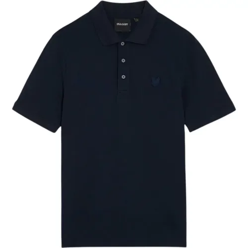 Tonal Eagle Polo Shirt in Dunkelblau - Lyle & Scott - Modalova