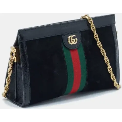 Pre-owned Suede shoulder-bags , female, Sizes: ONE SIZE - Gucci Vintage - Modalova