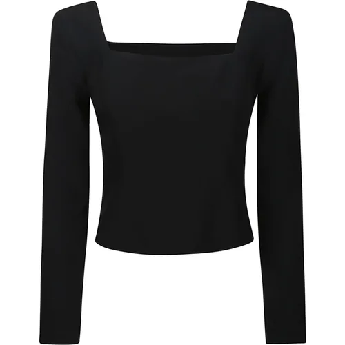 Square Neck Sweater , female, Sizes: S - Federica Tosi - Modalova