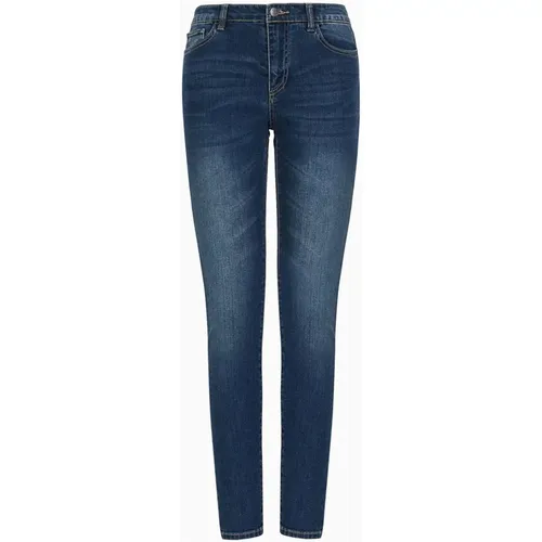Super Skinny Jeans Modello , female, Sizes: W28, W29, W27, W30, W26 - Armani Exchange - Modalova