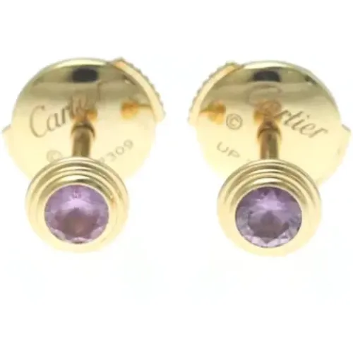 Pre-owned Rose Gold earrings , female, Sizes: ONE SIZE - Cartier Vintage - Modalova