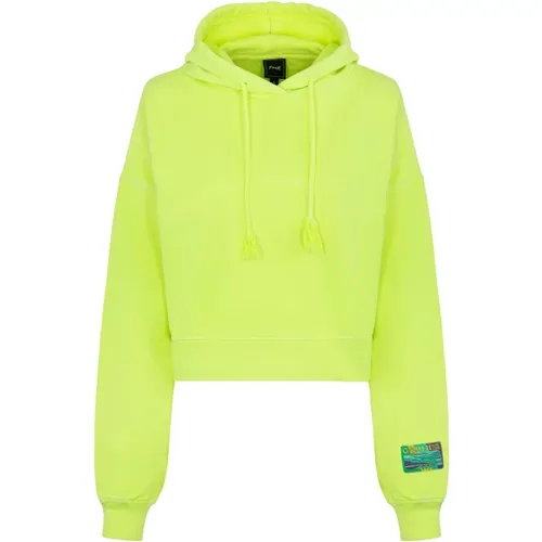 Cropped Hoodie , Damen, Größe: M - F**k - Modalova