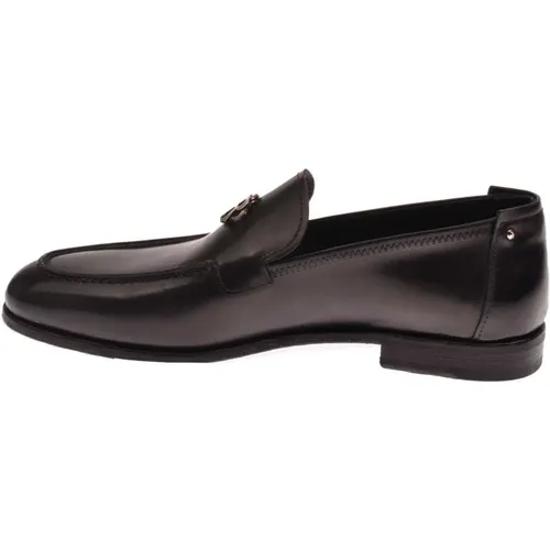 Metallisches Logo Loafer Niedriger Absatz Breites Band , Herren, Größe: 40 EU - John Richmond - Modalova