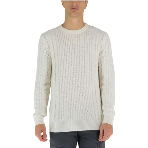 Winter Cable Knit Sweater , male, Sizes: 2XL - Guess - Modalova