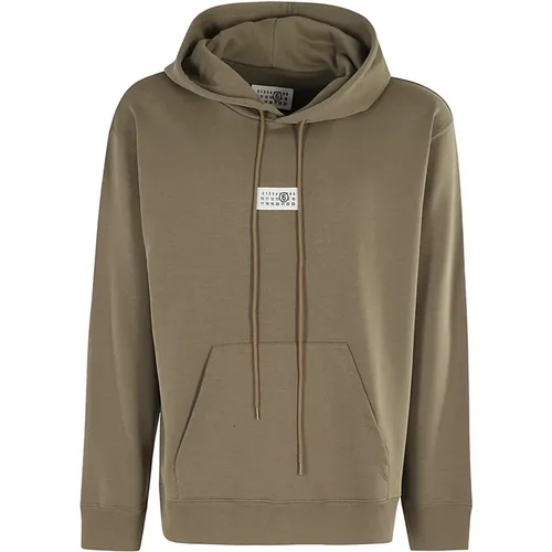 Casual Sweatshirt mit Modernem Stil , Herren, Größe: S - MM6 Maison Margiela - Modalova