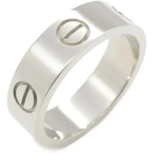 Pre-owned White Gold rings , female, Sizes: ONE SIZE - Cartier Vintage - Modalova