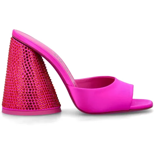 Luz Satin Mule, Erweitern Sie Ihre Schuhsammlung , Damen, Größe: 40 EU - The Attico - Modalova