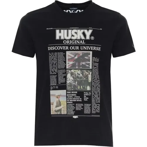 T-Shirts , Herren, Größe: M - Husky Original - Modalova