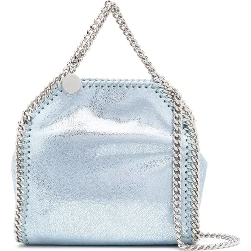 Glänzende gepunktete Chamois-Tasche - Stella Mccartney - Modalova