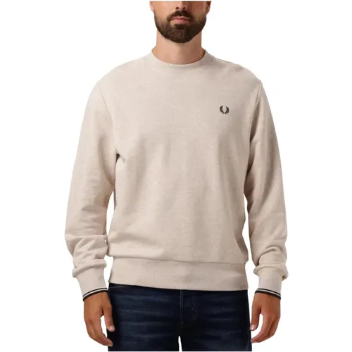 Herren Crew Neck Sweatshirt - Fred Perry - Modalova