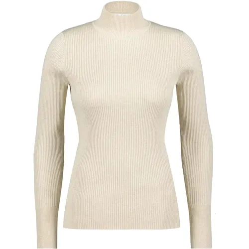 Glitter Turtle Neck Sweater , Damen, Größe: M - Red Button - Modalova