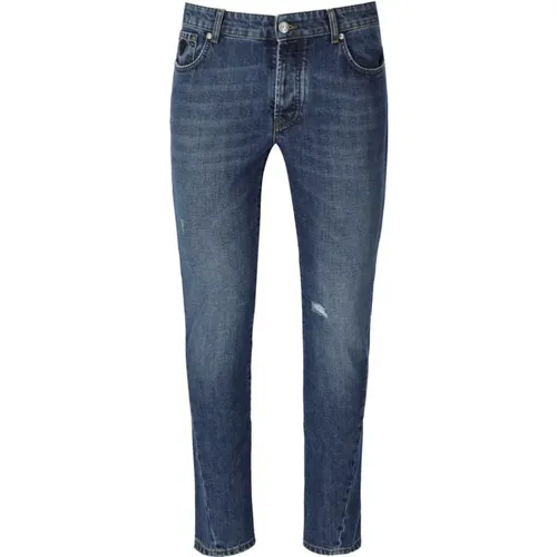 Ripped Slim-Fit Jeans , Herren, Größe: W33 - John Richmond - Modalova
