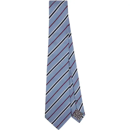 Zigzag Stripe Men's Tie , male, Sizes: ONE SIZE - PS By Paul Smith - Modalova