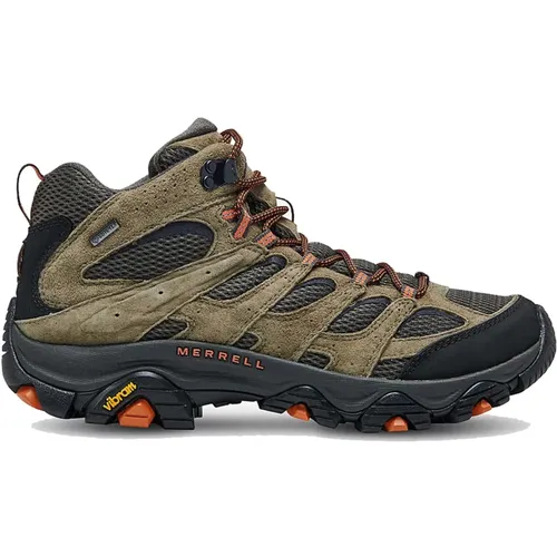 Olive Moab 3 MID GTX Hiking Boot , male, Sizes: 10 UK, 7 UK, 8 UK, 11 UK, 9 UK, 12 UK, 7 1/2 UK, 9 1/2 UK - Merrell - Modalova