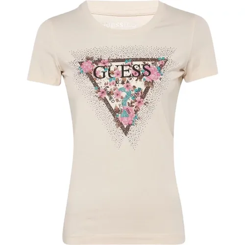 Logo T-Shirt für Frauen , Damen, Größe: XS - Guess - Modalova