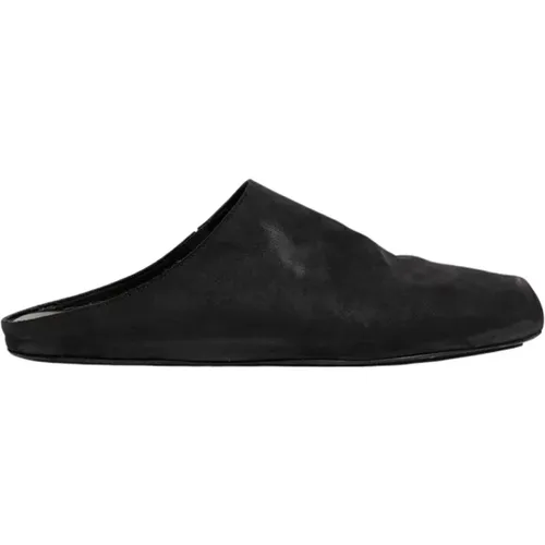 Nubuck Leather Ballet Slipper , male, Sizes: 6 UK, 11 UK, 10 UK, 9 UK, 7 UK, 8 UK - UMA Wang - Modalova