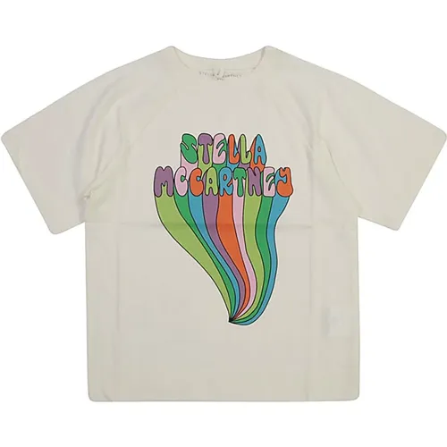 Kinder T-Shirt mit Logo-Druck - Stella Mccartney - Modalova