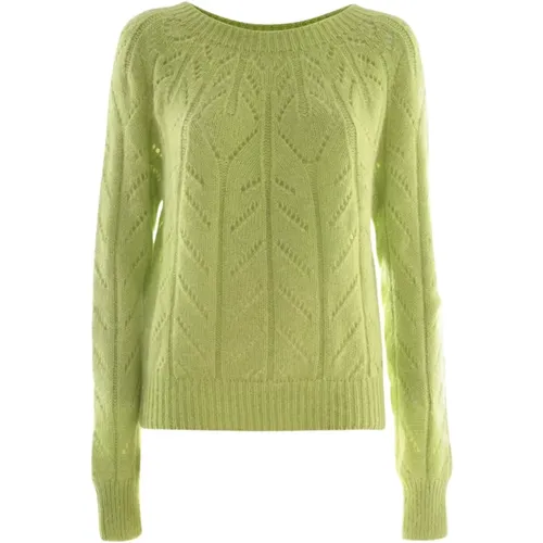 Floral Pattern Women's Sweater , female, Sizes: L - Kocca - Modalova