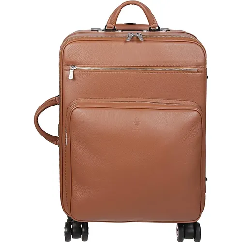 High-Quality Leather Trolley , unisex, Sizes: ONE SIZE - Eleventy - Modalova