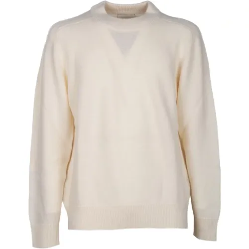 White Paricollo Sweater , male, Sizes: 2XL - Circolo 1901 - Modalova