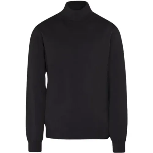 Feiner Cashmere Seiden Turtleneck Sweater , Herren, Größe: M - Moorer - Modalova