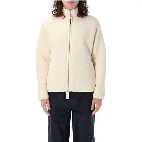 Cozy Zip Teddy Jacket , male, Sizes: L, M - Jil Sander - Modalova