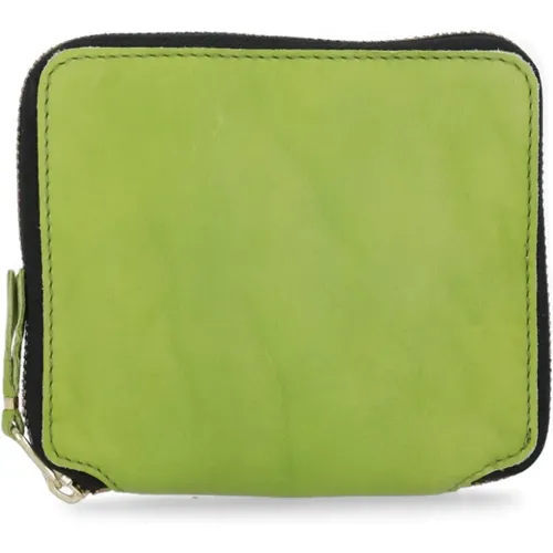 Leather Wallet with Multiple Pockets , female, Sizes: ONE SIZE - Comme des Garçons - Modalova