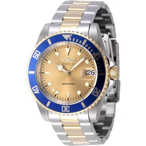 Gold Dial Automatic Diver Watch , male, Sizes: ONE SIZE - Invicta Watches - Modalova