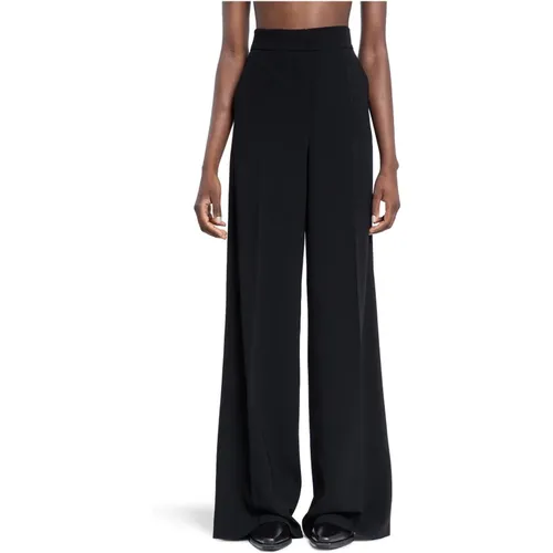 High-Waisted Wide Leg Pants , female, Sizes: 2XS - Max Mara - Modalova