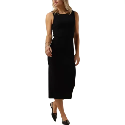 Elegantes Schwarzes Maxikleid , Damen, Größe: XS - moss copenhagen - Modalova